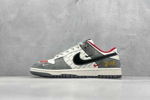 400 現貨 终端放店 Xc版 Nike Sb Dunk Low X Supreme 蛇年限定 白灰红三小钩满天星 纯原大厂出品 极力推荐 原装头层材料 独家版