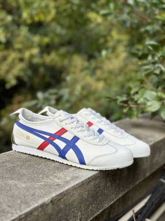 福利特价 160 Asics Onitsuka Tiger 亚瑟士 鬼冢虎系带皮面懒人鞋 #原装系带皮面 原装四联吊牌 中底纸板钢印 日系轻便运动休闲鞋 编码: - 点击图像关闭