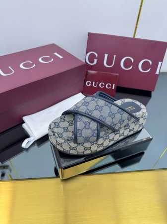 出厂价Pp Gucci 厚底经典Gg交叉帆布交叉带拖鞋 拉腿增高神器 Yp一比一还原，所有细节 材质 舒适度 全部跟原版一样了 复刻度98% 码数：35-44 - 点击图像关闭