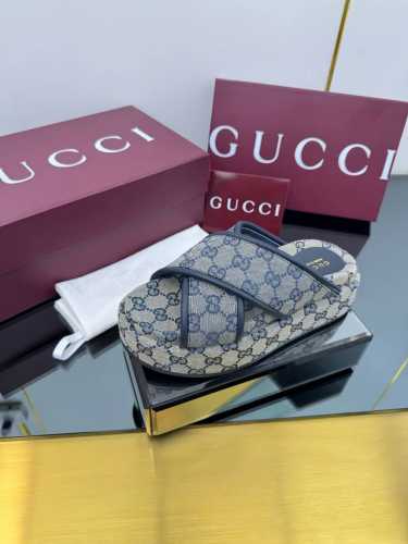 出厂价Pp Gucci 厚底经典Gg交叉帆布交叉带拖鞋 拉腿增高神器 Yp一比一还原，所有细节 材质 舒适度 全部跟原版一样了 复刻度98% 码数：35-44