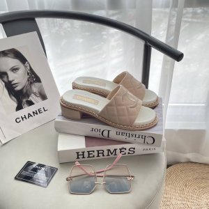 橙子出厂价p chanel 香奈儿 春夏新款 链条粗跟拖鞋 菱格高跟凉拖 小红书初夏推荐 小香风25Ss skp百搭新品 顶奢休闲 码数 35-41