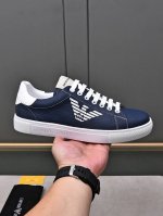 38-44码 支持退换 Emporio Ar阿玛尼 最新品 同步有售 原单狠货 超级有范儿的一款休闲鞋 精选头层小牛皮水洗羊里鞋舌精致工艺图案装饰Logo 侧L