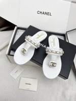 代购级 官网同步盒包装 chanel 香奈儿 25Ss 夏季新款 夹脚人字拖 海滩必备款 chanel2025香奈儿最新爆款 夏季夹脚拖鞋 百搭显脚瘦气质款 颜