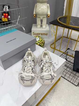 性价比版本出厂：380Balenciaga 3Xl Sneakers 巴黎世家十代网布系带低帮走秀复古老爹鞋 网布材料和聚氨酯 磨损效果 鞋头边缘和后帮 Bal - 点击图像关闭