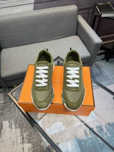独家实拍 顶级版本 Hermes 24Ss Fe New Arrival~秋冬新款 Bouncing 情侣运动鞋 爱马仕最舒服的鞋没有之一 上脚特轻又巨好看 逛
