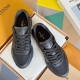 顶级版本：男款 LV 路易威登 驴牌L家 经典Run Away系列 休闲 运动鞋 老爹鞋 原版购入开发 做货 本款 Run Away 运动鞋融汇品牌经典 Mon