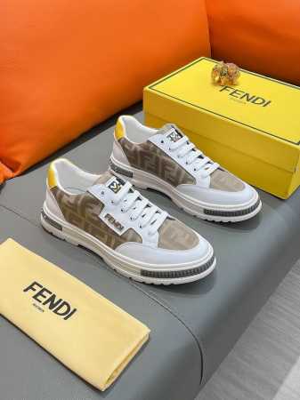 商品名称：Fendi 芬迪 正规码数 38-44 休闲鞋 商品材料：精选 进口牛皮鞋面，柔软羊皮内里；原厂大底。 - 点击图像关闭
