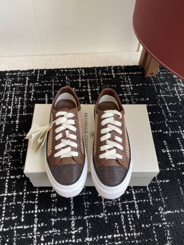 代购级 Brunello Cucinelli 25Ss最新 Bc 系带 休闲鞋 鞋面进口麂皮 特殊工艺编织 内里进口 羊皮里 0.5Mm圆形冲孔设计 透气不闷脚