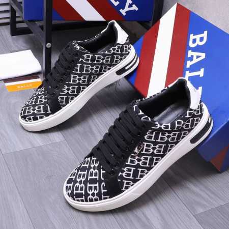 商品商标：Bally 巴利 休闲鞋 正码码数: 38-44 商品材料：精选印花透气鞋面 羊皮内里 原版大底 - 点击图像关闭