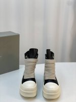 厚底 超酷潮鞋 机车靴 Rick Owens-24FW 厚底 RO 系列 帆布系列 高品质 男款10 黑色帆布 Rick Owens 到2024至今的大热款 懂