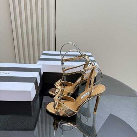 Aquazzura 代购品质 原版开发2025新款蝴蝶结蛇皮高跟凉鞋 绝对是时尚圈的宝藏单品 蛇皮元素自带神秘野性 好似丛林中走出的精灵 而那俏皮的蝴蝶结 又温 - 点击图像关闭