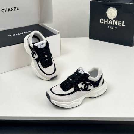 最新款 顶级品质！海外版！香奈儿 CHANEL 25sshuo阔型老爹鞋系列运动鞋 各大博主社交日推款认准我家细节实拍这季新款简直闭眼入，上脚狂好看，率性的休闲 - 点击图像关闭