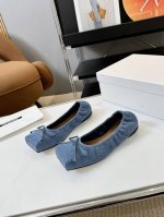 羊皮 牛仔布品 牌：jacqumus小众潮牌Jacquemus25春夏新款方头鞋蝴蝶结半拖 单鞋！方头设计真的好时髦！牛仔裤 小裙子搭配不在话下！可可爱爱没有脑