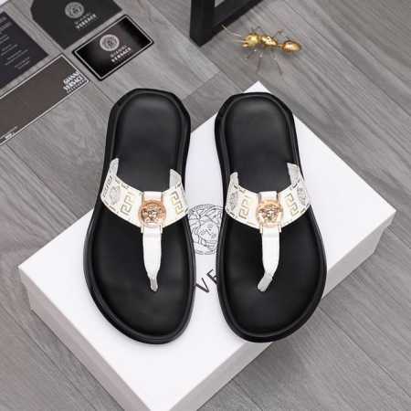 商品商标：Versace 范思哲 拖鞋 正码码数: 38-44 商品材料：精选原版材料，原版大底 - 点击图像关闭