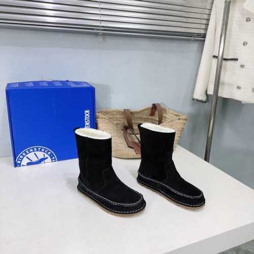 高品质出厂 ！小众潮牌顶级品质2054秋冬新款 Birkenstock 勃肯Lahti中筒雪地靴！ 穿搭合集 冬季雪地靴能穿出多少种搭配 保暖实用主义穿搭博主