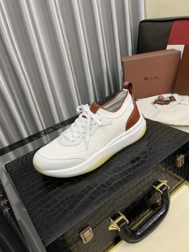 出厂价Pp： Loro Piana 诺优翩雅 Lp 经典款休闲鞋，男士系带休闲鞋运动鞋，高品质轻便舒适面料，户外休闲均可，配色年轻又有活力，鞋面意大利进口鹿皮，