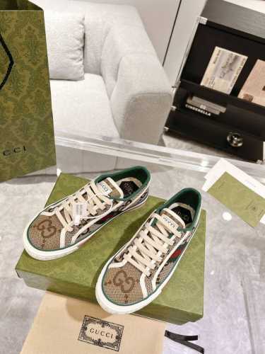 橙子出厂价p gucci 古驰 1977系列 经典低帮帆布鞋 休闲鞋板鞋 情侣款 码数 35-45