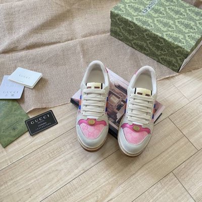 出厂： Gucci 古驰2025顶级专柜 代购系列 官网上新 全球同步 古驰顶级情侣脏脏鞋 情侣鞋 古驰情侣 Gucci鞋控 小红书热搜常客 情侣穿搭Oot D