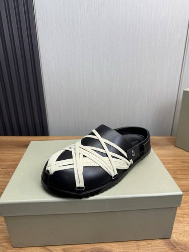 工厂p价 瑞克-欧文斯 Rick Owens 男士拖鞋 官网热门单品 38-45