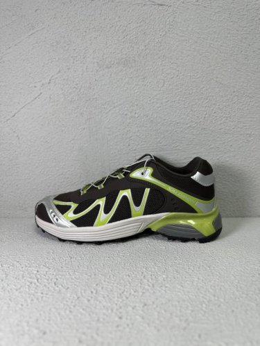 kith X Salomon萨洛蒙 Xt-Whisper 舒适防滑耐磨 低帮跑步鞋 男女同款 褐绿色 Size：35 36 36.5 37.5 38 38.5