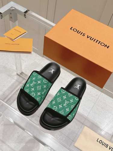 男款 Lv 驴家夏日拖鞋 休闲百搭舒适 海边必备 男码：38-45