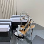 Aquazzura 代购品质 原版开发2025新款蝴蝶结蛇皮高跟凉鞋 绝对是时尚圈的宝藏单品 蛇皮元素自带神秘野性 好似丛林中走出的精灵 而那俏皮的蝴蝶结 又温