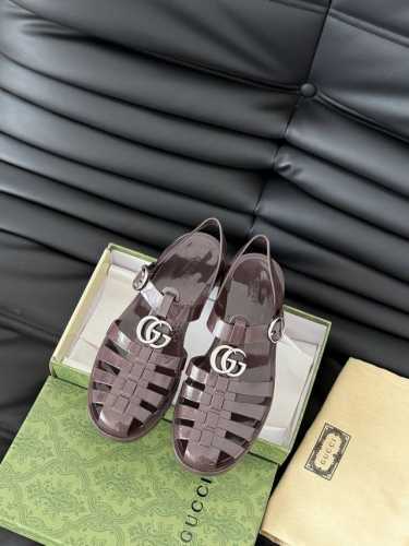 Gucci 2025最新款果冻拖鞋高版本TPU材料 跑量价size: 35-41