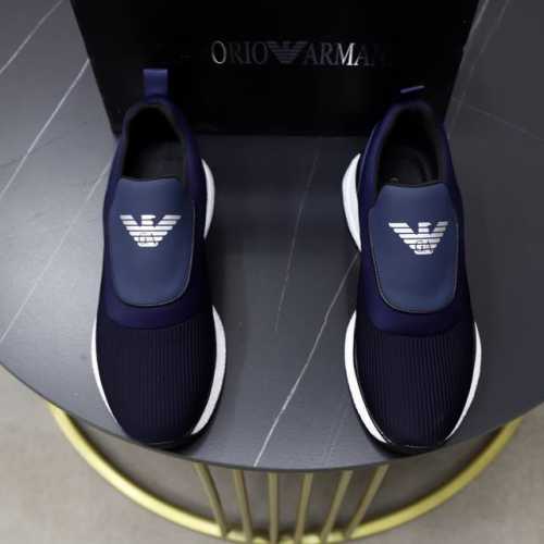 品牌：阿玛尼标准码：38-44 45订做 等级：官网同款 材料：原版皮面料 舒适透气内里 轻便耐磨大底款式类别：男士时尚休闲鞋 跑步 运动鞋 尊贵奢侈品大牌元素