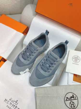 上新Herme* H家新款爱马*Bouncing运动鞋 ZP购入，顶级原单品质，市面最高版本，出厂价批 原版开模大底。一分钱一分货，真材实料，无论是皮料、楦型、 - 点击图像关闭