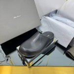 出厂价Pp光板 男+50 Rickowens 欧文斯疯狂绑带情侣款拖鞋 麂皮黑色 年度“鞋王”区分市面所有版本 纯手工打造纯原，非流水化作业的产物！尊崇欧文斯的