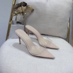 吉安维托 罗西 Elle 拖鞋 极简主义的 Elle、Gianvito Rossi 尖头和有机玻璃凉鞋，最能唤起精致。这款 8.5 Cm高跟凉鞋采用优质材料在意