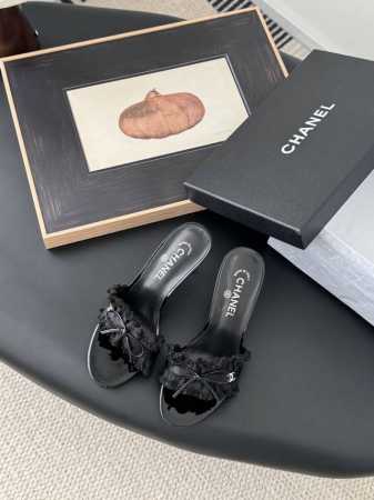 Chanel Vintage中古系列凉鞋简约而不简单的款，上脚特别显脚细。鞋面定制面，内里垫脚羊皮，真皮大底。跟高5 8cmSize:35-39 其它码数定做 - 点击图像关闭