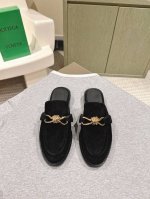 BOTTEGA VENET* 皮质编扣，女士Astaire穆勒拖！原版一比一做法 一致五金 当今流行的又一趋势 天花板啦，精致平底 包裹面料 同色跟皮 用心设计