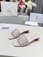 dior迪奥最新火爆款 一款春新品 这款中跟真丝锻面+3D电秀鞋 绽现现代的设计理念 怎么搭配怎么好看 上脚舒适 码数35-40 40 42定做 出厂价pp象胶