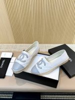 Chane* 24C春季新品 Espadrilles 渔夫鞋 小香经典版型！独家代购原版一比一品质！HK海港城原版购入全程直播，原版一比一开 呢子皮款 细节剖析