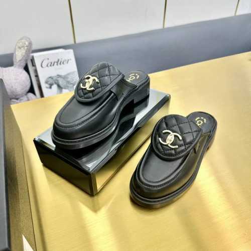 出厂价Pp Chanel 香奈儿 小香 本季新款必备单品半拖 单鞋 ！！ 顶级版本代购级别打造★鞋面采用原版定制羊皮，羊皮内里，羊皮垫脚，码数35-40 41.