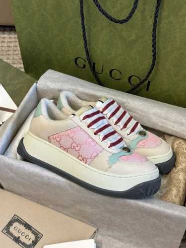 代购级版本 男码+20 Gucci 古驰fw24 new arrival～ G家胖丁情侣款 小脏鞋新品 顶版！ 原版8900，拆卸copy，附正品图 穿了就舍不