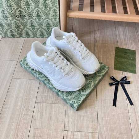 橙子出厂价 GUCCI 古驰 Ripple系列波浪鞋 厚底老爹鞋 休闲运动鞋 情侣款 男女同款 采用创新缝线工艺制作，打造如水般的流动质感。皮革设计搭配三维立体 - 点击图像关闭