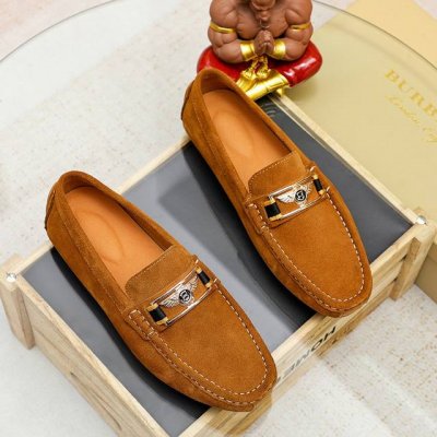 工厂p价p Burberry 巴宝莉 正品原单上等高端豆豆鞋 精湛工艺 此款面料采用印花牛皮头层皮内里 适合司机驾车出行原版防滑耐磨橡胶大底 百搭款式 值得拥有