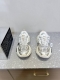 做旧擦色 男码+10 Smile Republic 25Ss早春新款 厚底 老爹鞋 休闲鞋 今流天行素元，絮花絮工边艺，宽大带鞋蝴蝶结理纹式形呈现 大鞋头外底颇