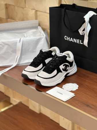 Chane 早春sneaker系列休闲鞋经典菱格运动鞋板鞋 火爆全球百搭神鞋 顶级原版复刻 老外订单精工手作高品质▲ 鞋面进口原版牛猄绒面皮泡棉内衬立体浮凸lo - 点击图像关闭