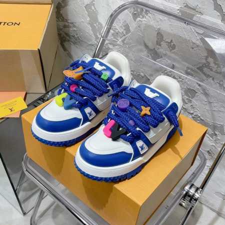 顶级代购版本 男+10 #情侣码 Louis Vuitton 走秀款胖trainer DIY饰扣面包鞋。超级玩味 超级童趣。疯狂心动 胖trainer打破颜色的 - 点击图像关闭