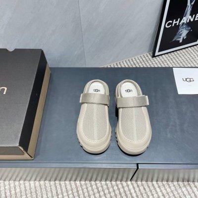 出厂 顶级版本 Ugg~25Vs春夏爆款松糕厚底凉鞋系列 松糕厚底半拖 主打一个随心索性 简单大方不失优雅 夏天的专属浪漫！！ 面料:原版定制牛皮透气网 内里: