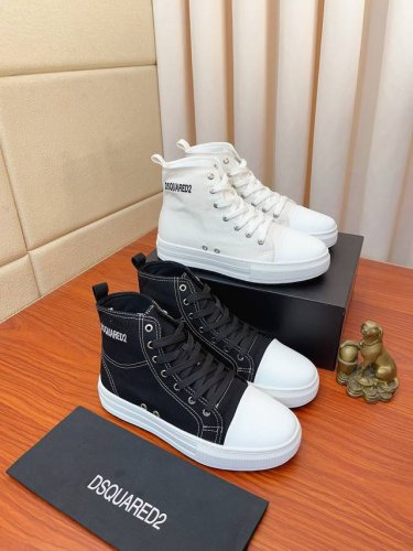 实价 Dsquared2 国际品牌第二次方 百年纯熟意式韵再创经典版型设计简单时尚素雅大气选料考究 原厂工艺技术制作 鞋面采用牛皮拼接搭配超柔原版大底上脚非常舒