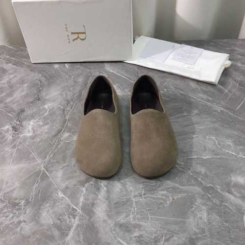 工厂p价p 顶级版本 代购品质 原版开发 The Row 2025Ss新款大头平底女鞋 新品一脚蹬乐福鞋 原版购入开发 做货 顶级原单品质，市面最高版本上脚简直