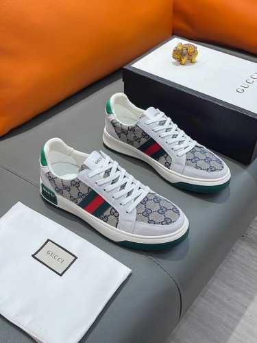 商品名称：Gucci 古驰 正规码数: 38-44 休闲鞋 商品材料：精选 进口牛皮鞋面，柔软羊皮内里；原厂大底。