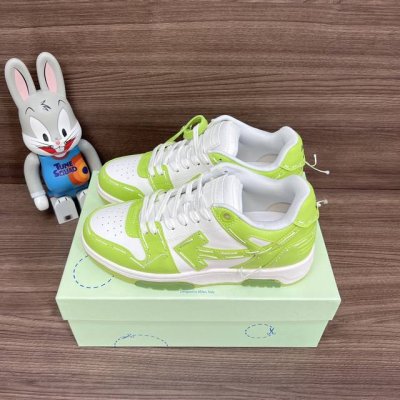 顶级版本Tfboys X Off-White 圆头系带低帮板鞋情侣款白荧光。 美国设计师Virgil Abloh 以年轻世代的流行文化为号召，-手创立奢华街 头