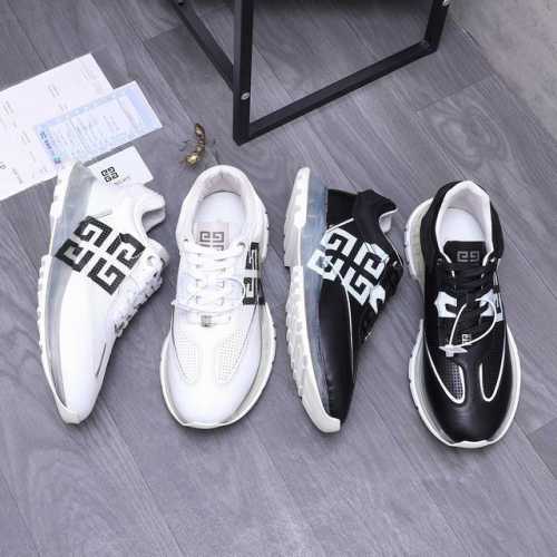 商品商标：Givenchy 纪梵希 休闲鞋 正码码数: 38-44 商品材料：精选冲孔牛皮拼接鞋面 牛皮内里 橡胶大底