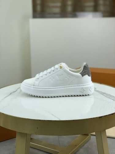 工厂p价p 实价 顶级版本 Louis Vui Tton Ss25 New Arrival～情侣款 L家经典厚底运动鞋2025秋冬新版面 本款Time Out