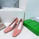 高品质出厂 ！顶级品质BV BOTTEGA VENETA葆蝶家25春夏爆款猫跟马毛豹纹单鞋跟鞋！对标对版 五金原版一致 请对比官图 原版马毛材质 对版 一致原版